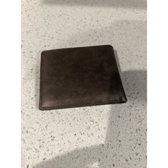NIB HIMI Genuine Leather‎ RFID Blocking Bifold Stylish Wallet With 2 ID Window - Picture 3 of 4